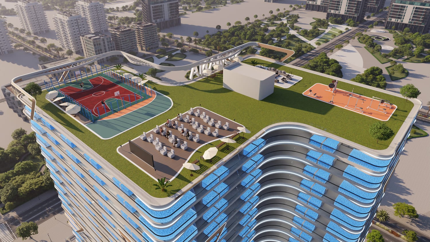 Samana Skyros, image 4 of 15. Render supplied by developer.
