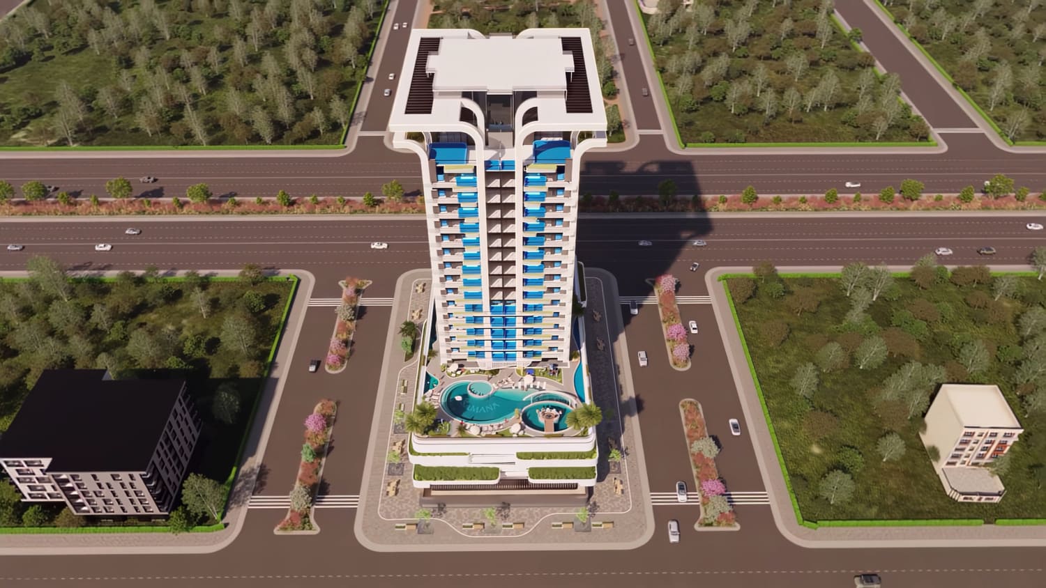 Samana Manhattan 2, image 4 of 14. Render supplied by developer.
