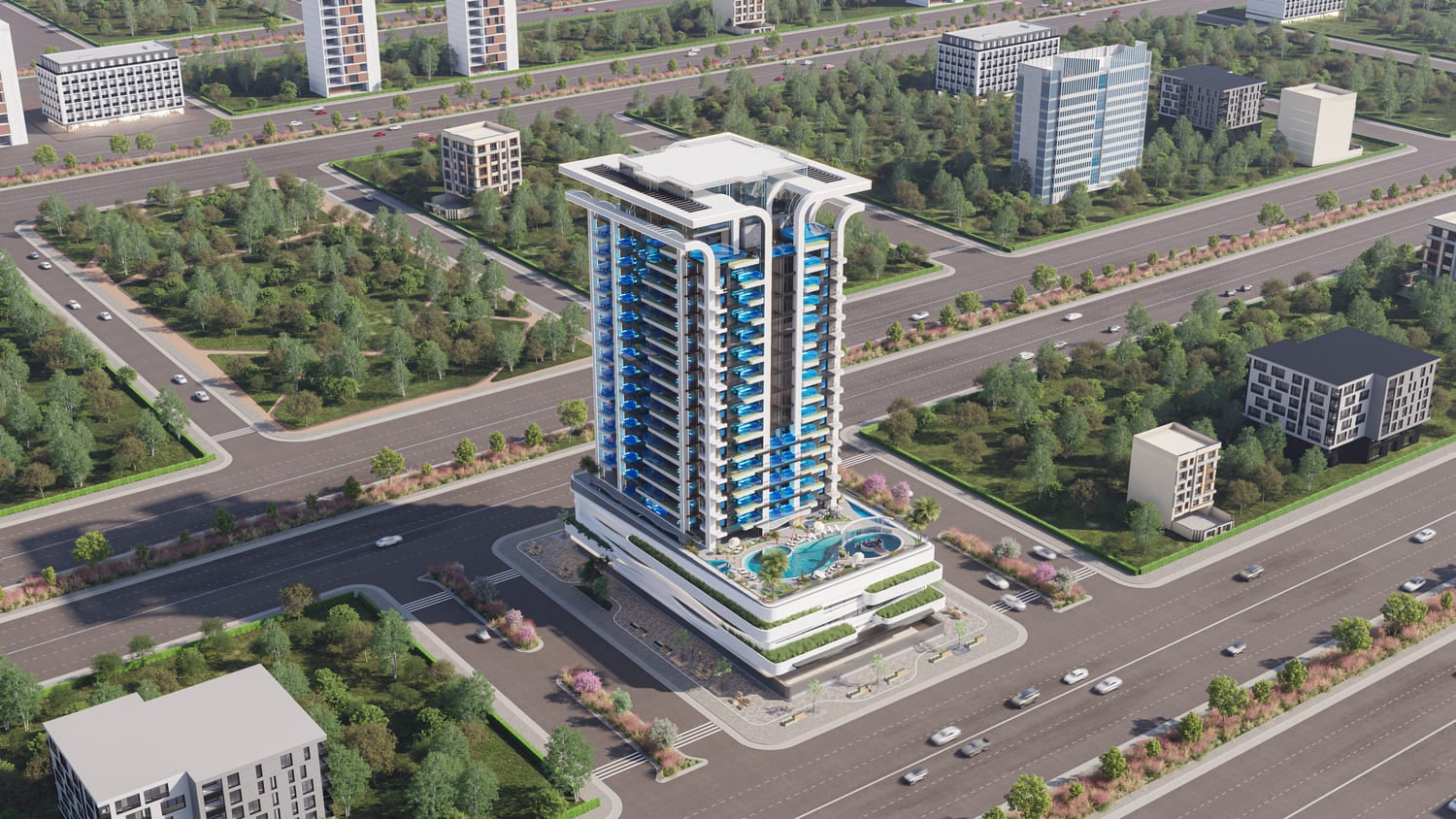 Samana Manhattan 2, image 7 of 14. Render supplied by developer.