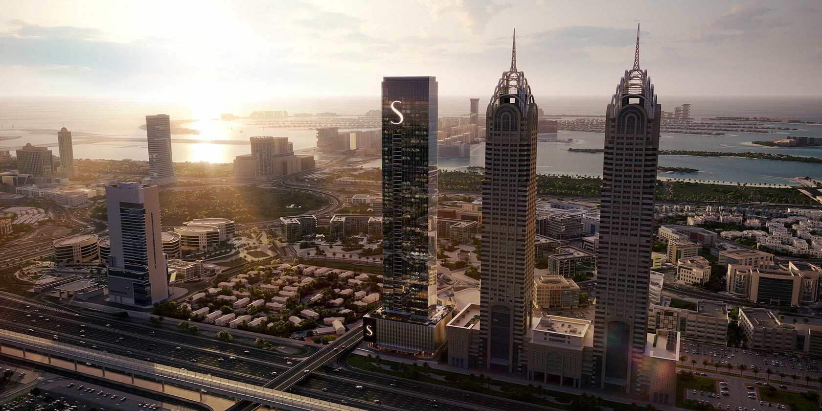 S-tower by Sobha, Dubai Internet City. Render supplied by developer.