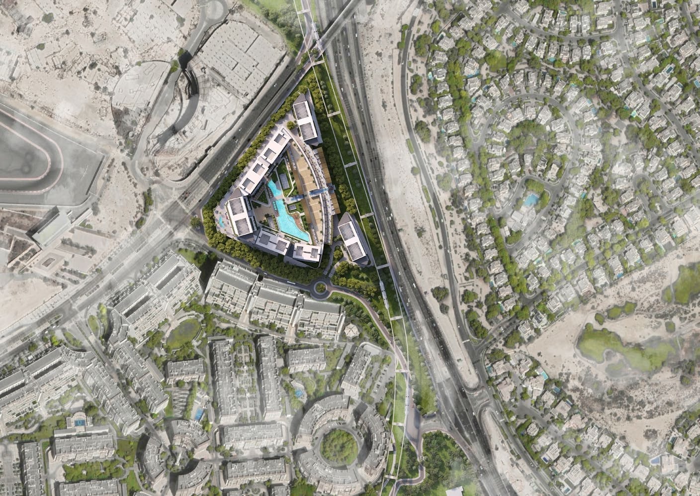 Sobha Orbis, image 7 of 9. Render supplied by developer.