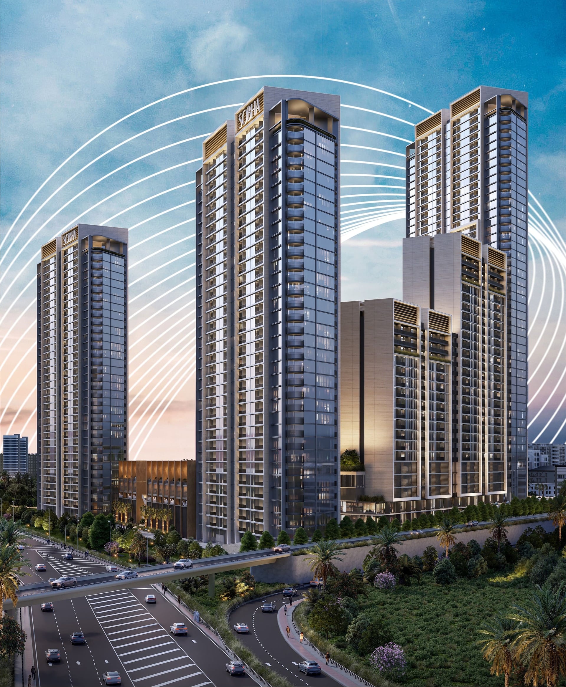 Sobha Orbis, image 2 of 9. Render supplied by developer.
