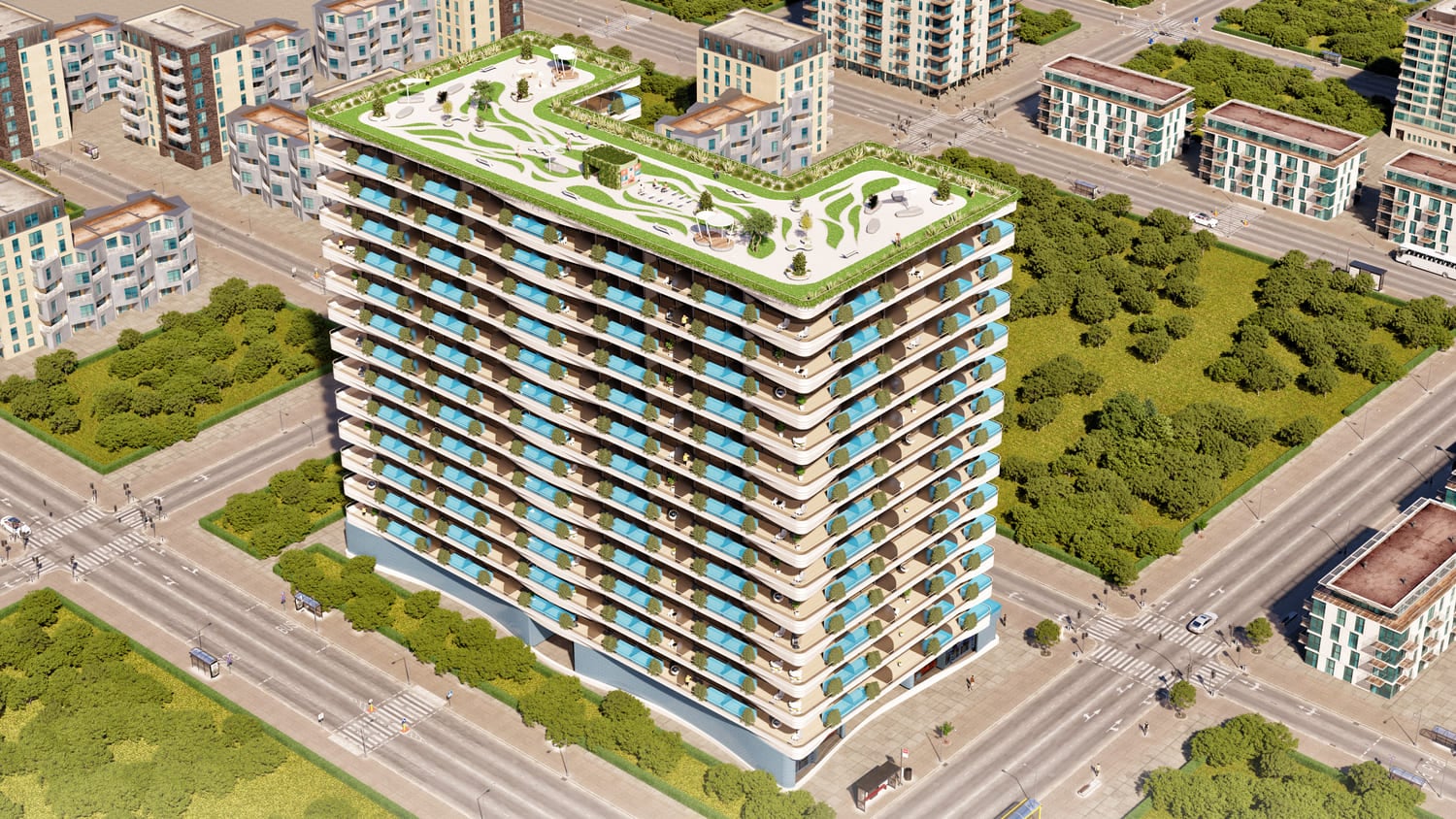 Ivy Gardens by Samana, image 9 of 18. Render supplied by developer.