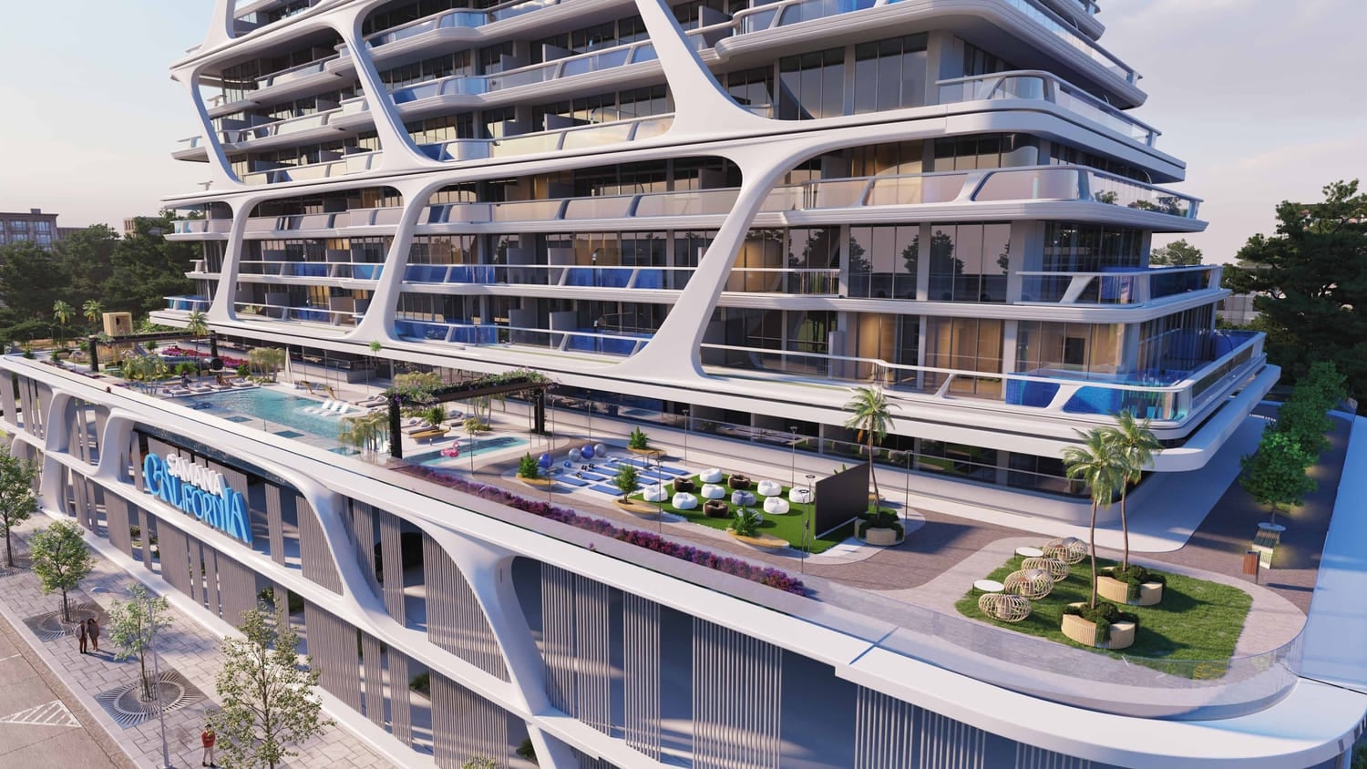 Samana California, image 12 of 18. Render supplied by developer.