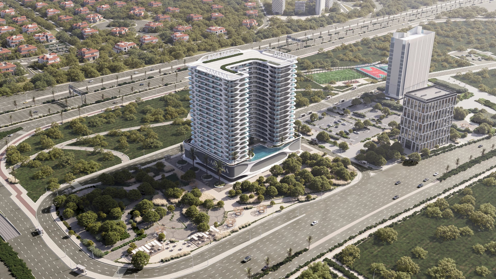 Samana Boulevard Heights, image 13 of 30. Render supplied by developer.