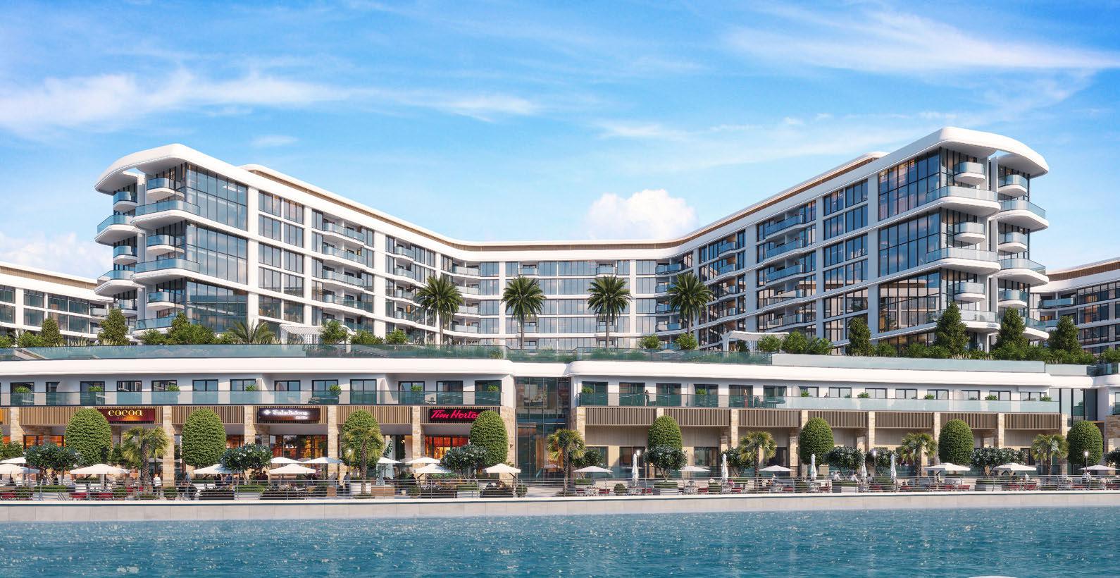 Bayside Marina Residences by Sobha, image 1 of 10. Render supplied by developer.