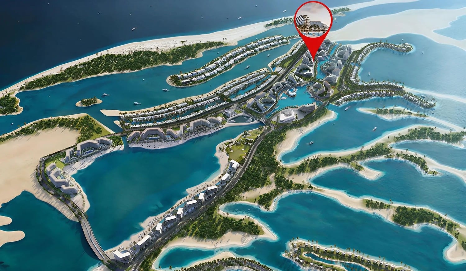 Bayside Marina Residences by Sobha, image 10 of 10. Render supplied by developer.