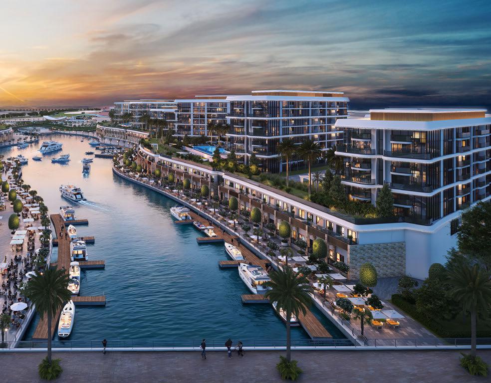 Bayside Marina Residences by Sobha, image 5 of 10. Render supplied by developer.