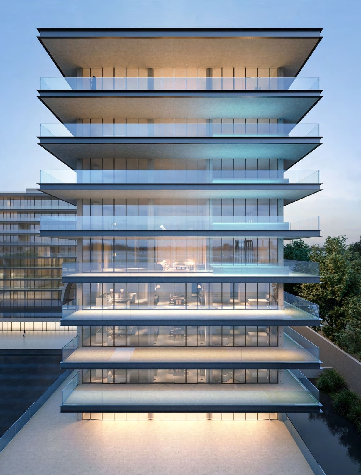 Armani Beach Residence by ARADA, image 2 of 36. Render supplied by developer.