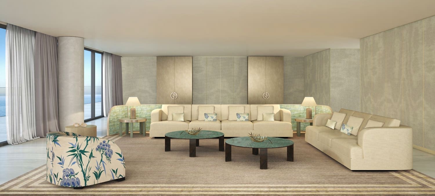 Armani Beach Residence by ARADA, image 7 of 36. Render supplied by developer.