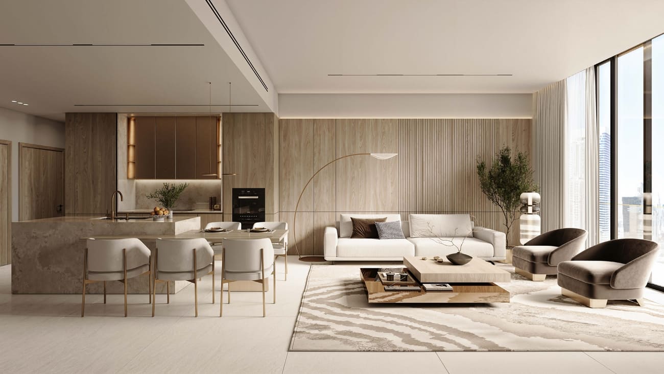 DWTN Residences by Deyaar Development, image 3 of 11. Render supplied by developer.