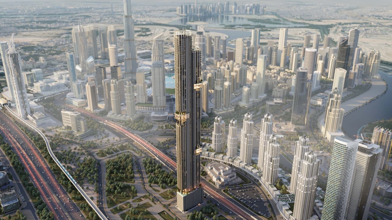 DWTN Residences by Deyaar Development, image 1 of 11. Render supplied by developer.