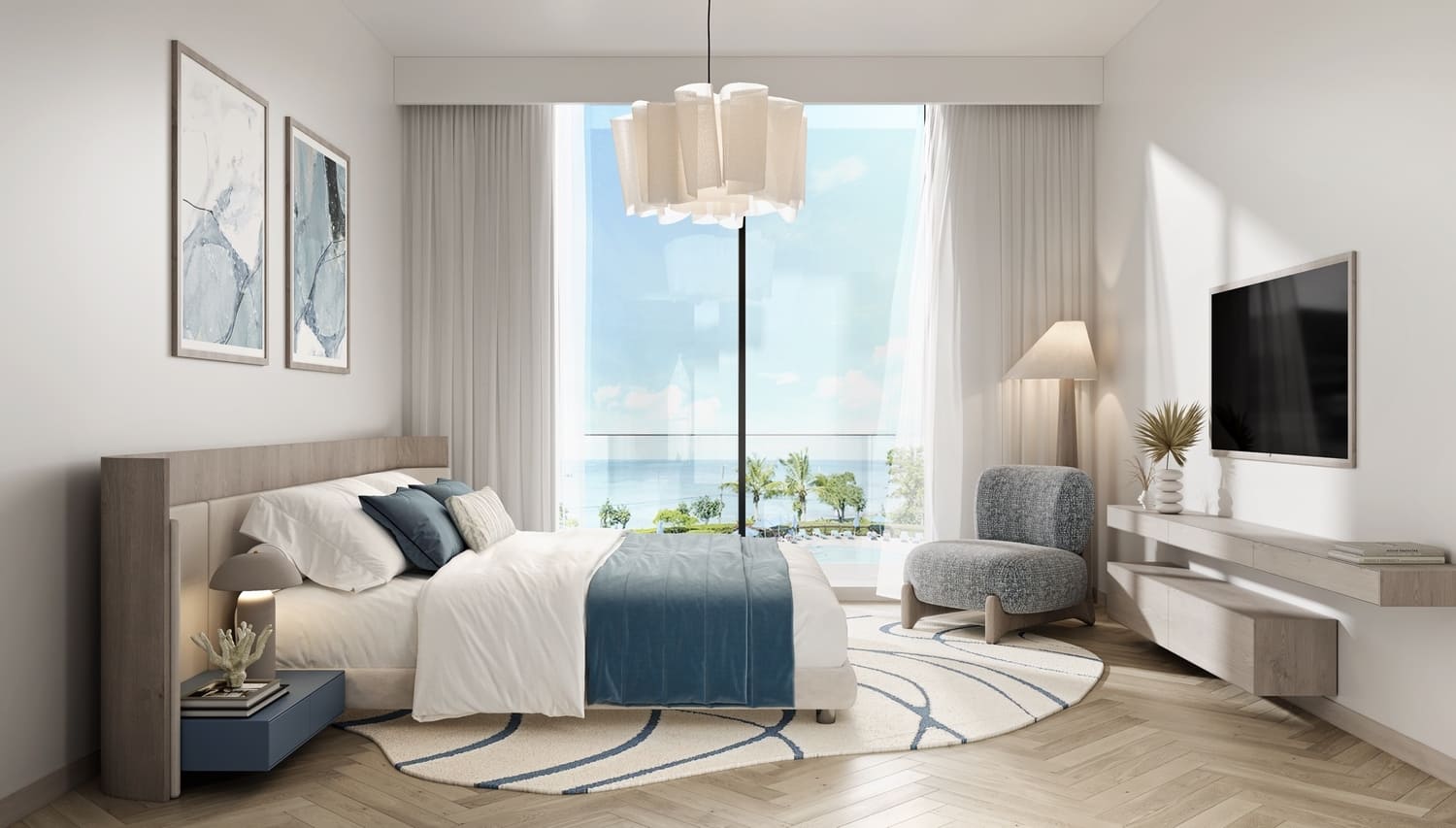 Rosso Bay Residences by Aldar, image 5 of 9. Render supplied by developer.
