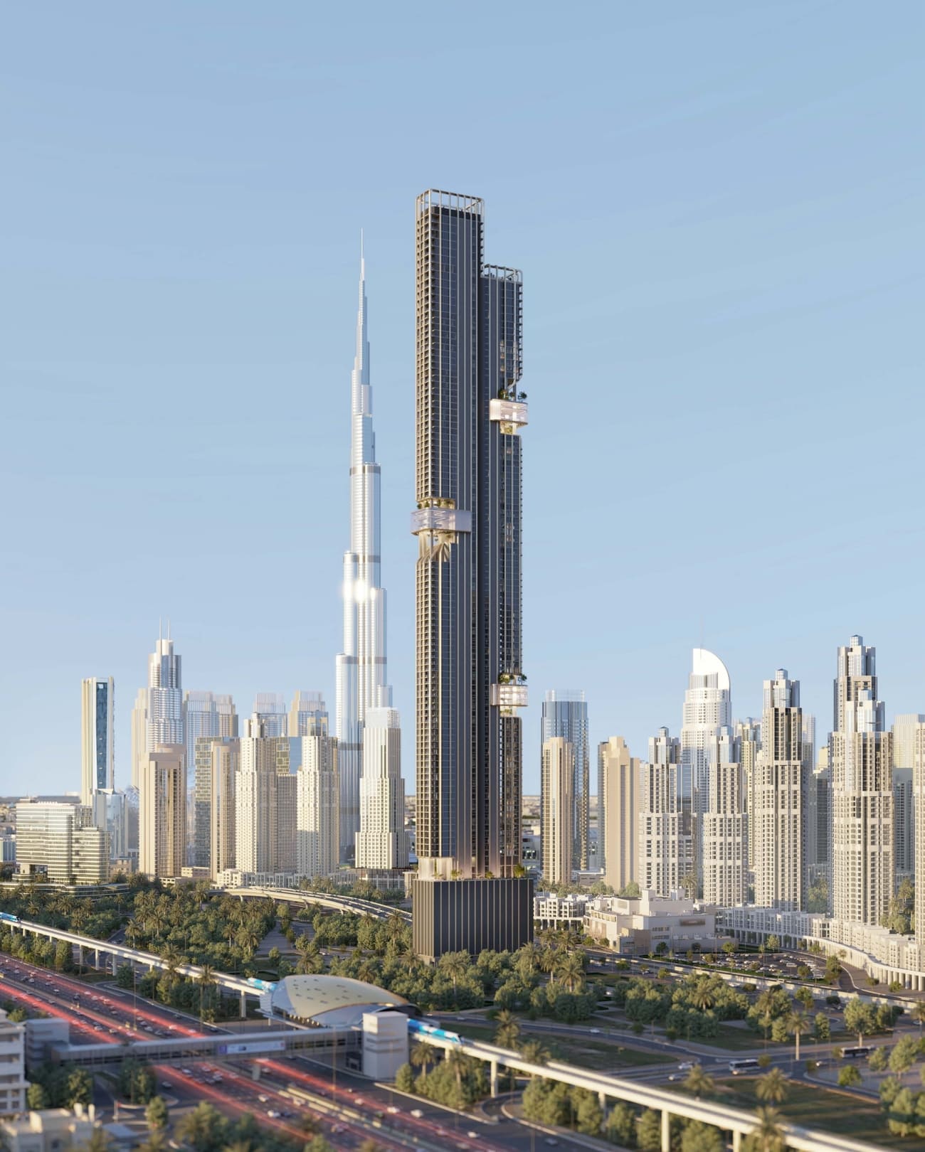 DWTN Residences by Deyaar Development, image 2 of 11. Render supplied by developer.
