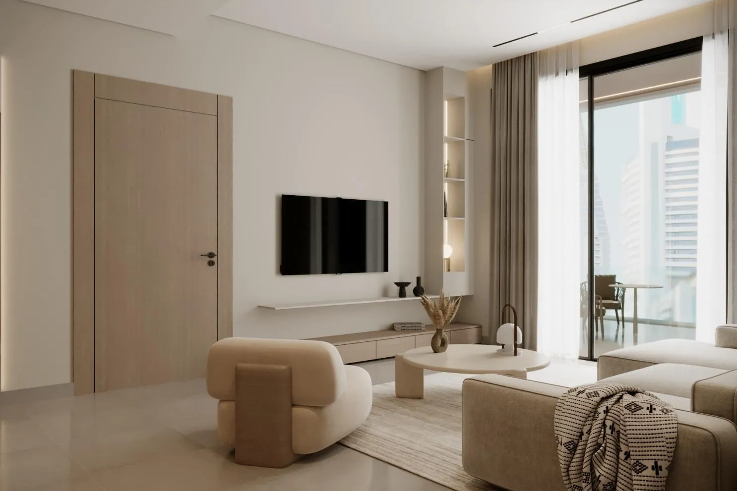 Celestara Residences by Al Dhana Real Estate Development, image 4 of 18. Render supplied by developer.