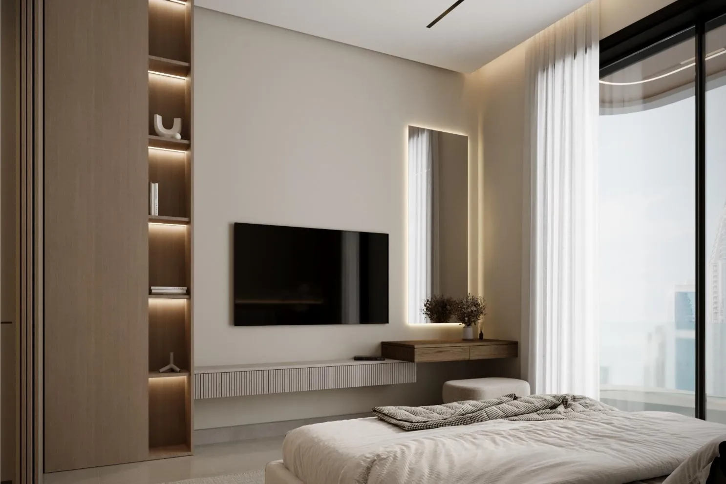 Celestara Residences by Al Dhana Real Estate Development, image 9 of 18. Render supplied by developer.