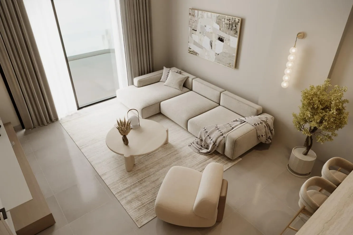 Celestara Residences by Al Dhana Real Estate Development, image 13 of 18. Render supplied by developer.