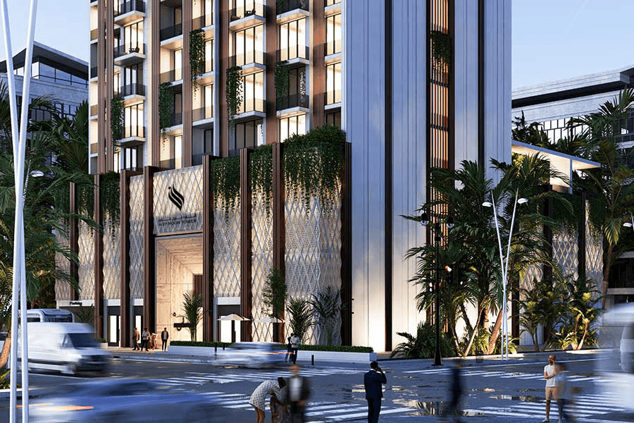 Alef Noon Residence by Al Bait Al Duwaliy, JVC (Jumeirah Village Circle). Render supplied by developer.