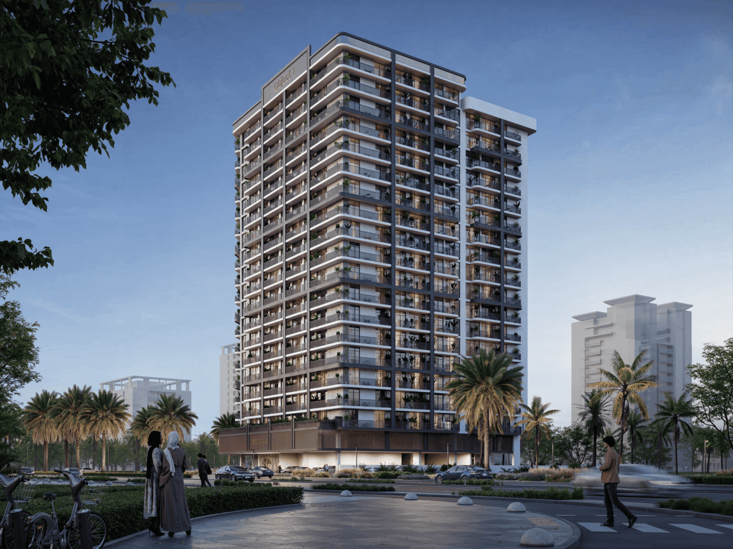 VERDAN1A 4 by Object One, Dubailand Residence Complex. Render supplied by developer.