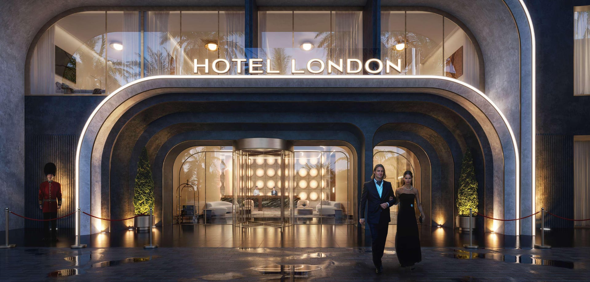 Hotel London by The Heart of Europe, image 4 of 8. Render supplied by developer.