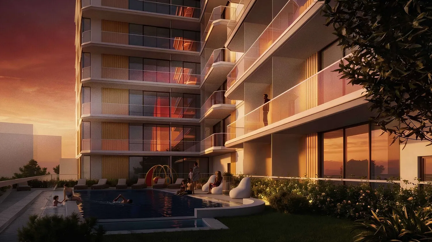 09 Life Residences by Deniz Real Estate Development, image 2 of 15. Render supplied by developer.