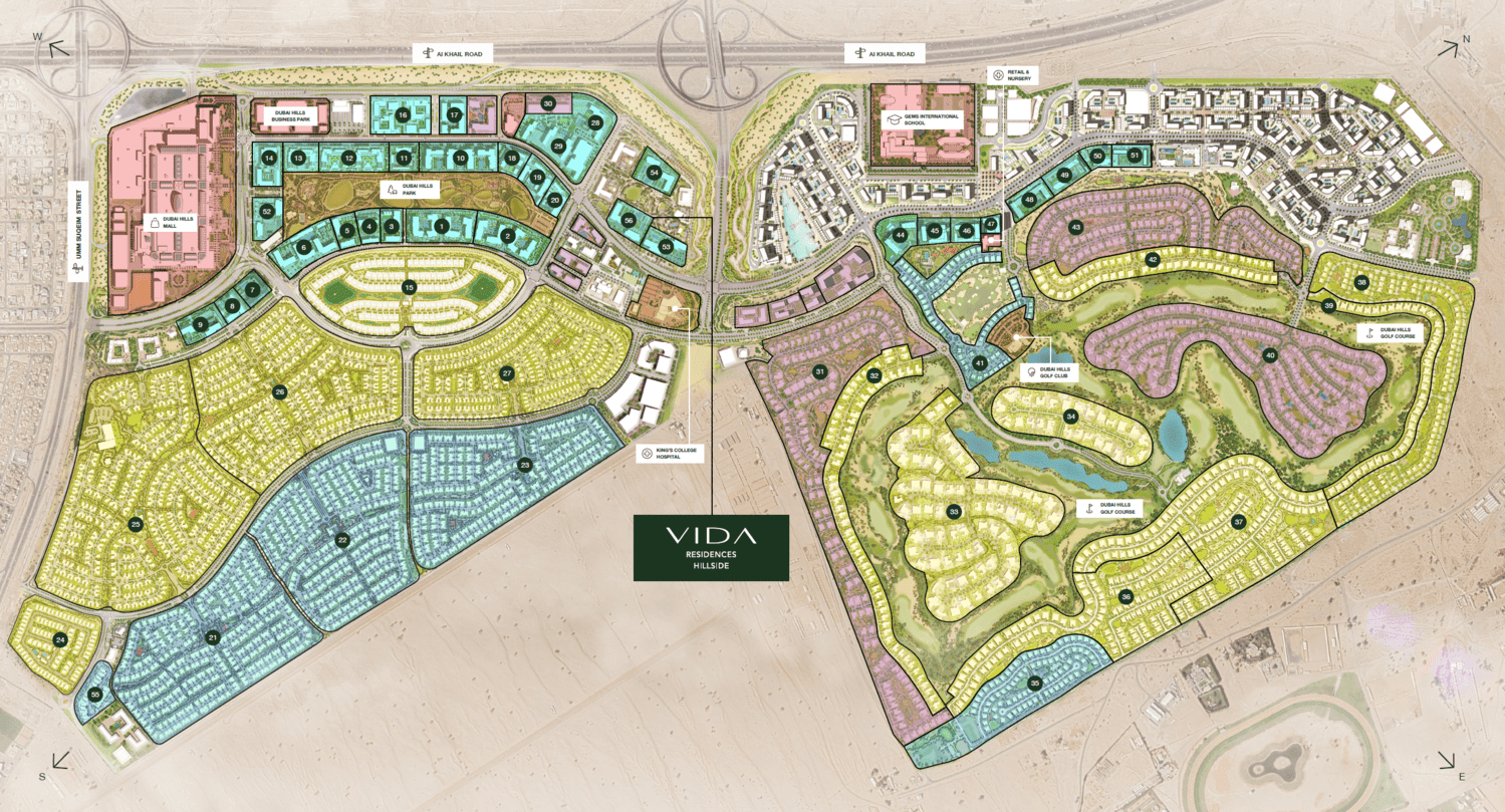 Vida Residences Hillside by Emaar, image 3 of 3. Render supplied by developer.