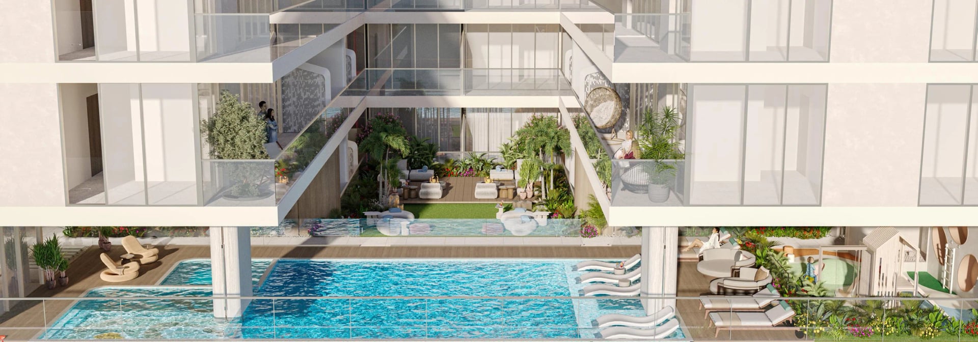 Divine Elements by Takmeel Real Estate Development, image 1 of 7. Render supplied by developer.