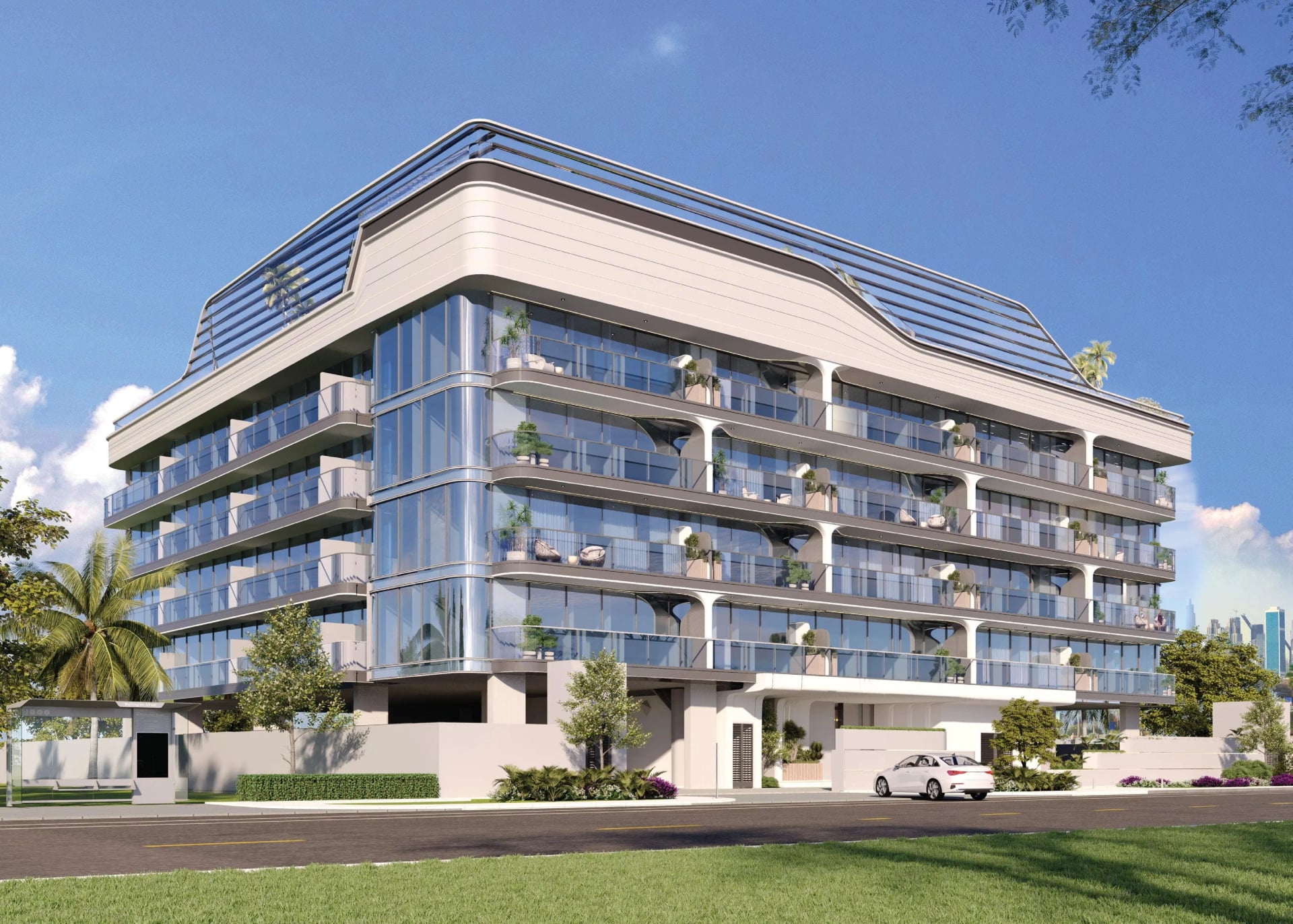 Divine Elements by Takmeel Real Estate Development, image 2 of 7. Render supplied by developer.