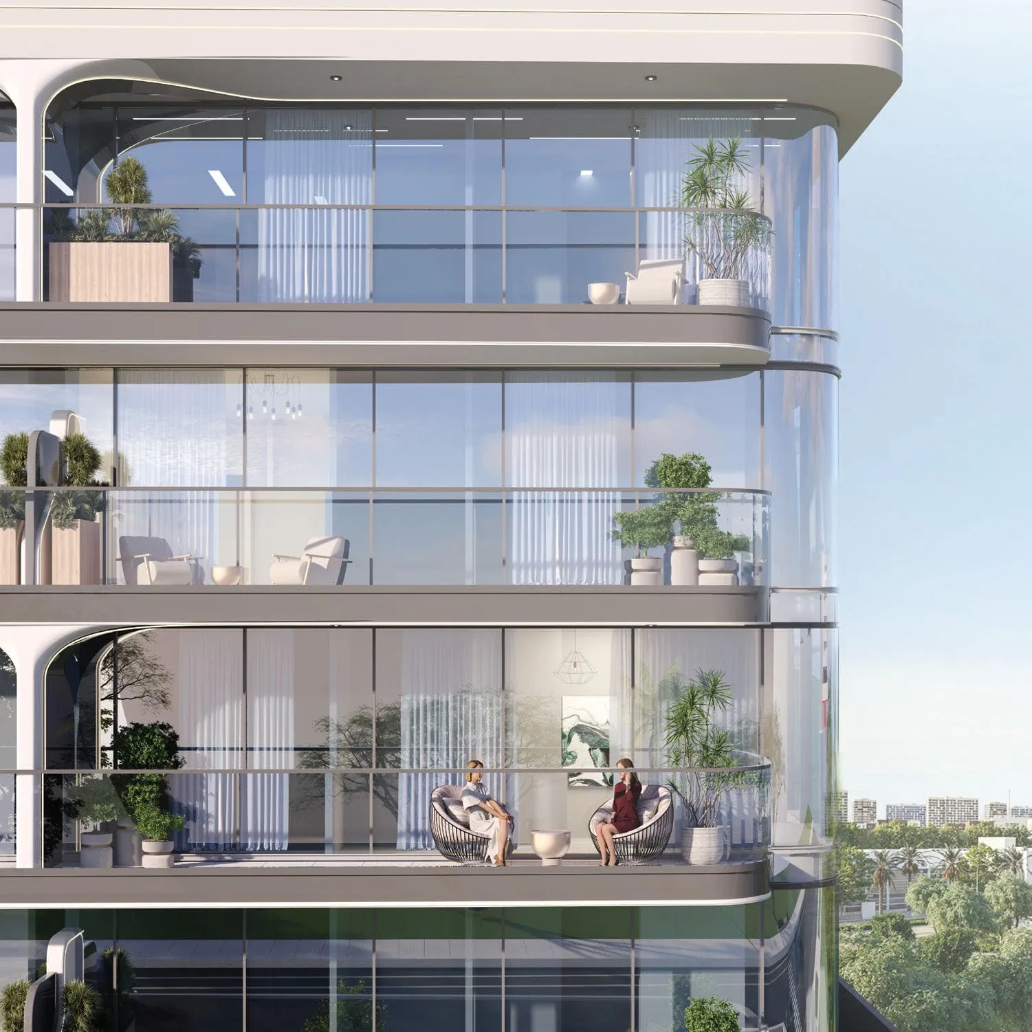Divine Elements by Takmeel Real Estate Development, image 3 of 7. Render supplied by developer.