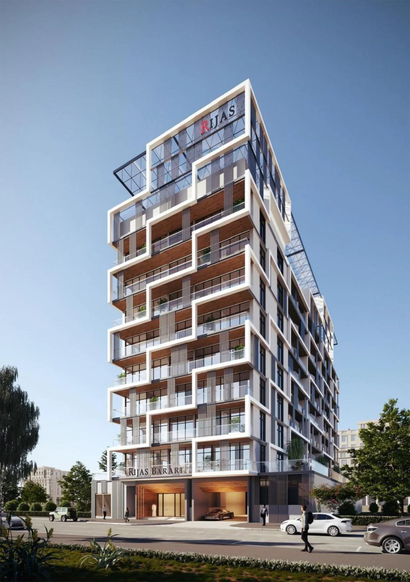 Rijas Suites, image 1 of 9. Render supplied by developer.