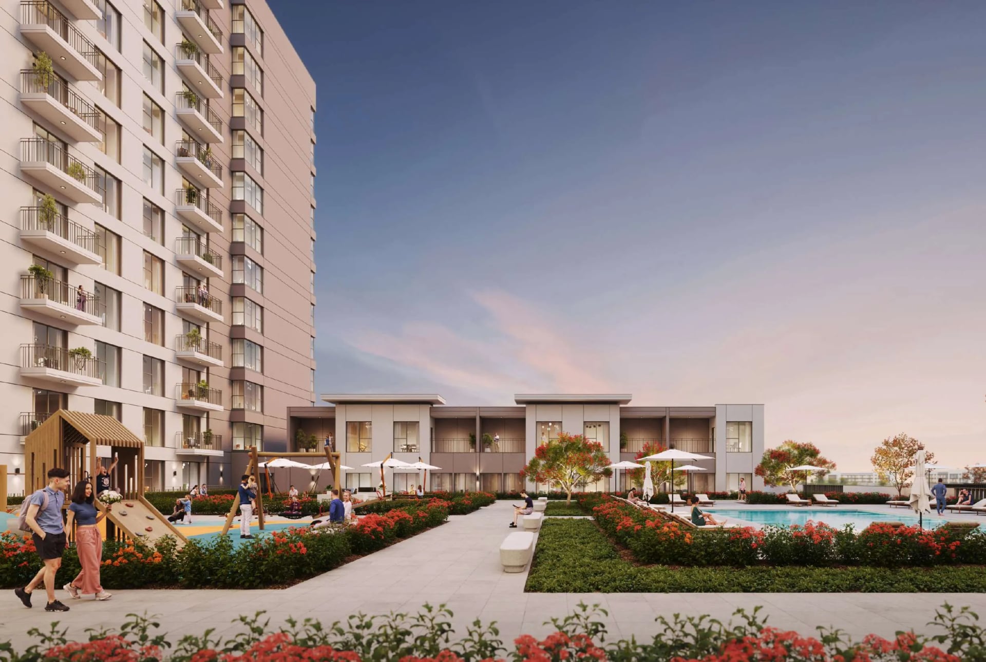 Evelyn on the Park by Nshama, image 2 of 7. Render supplied by developer.