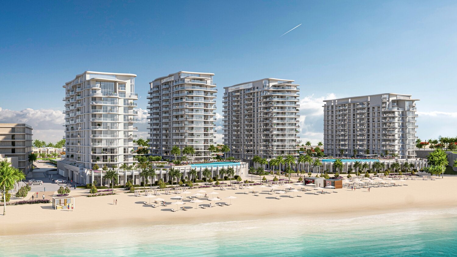 Beach House at Bay Residences by RAK Properties, image 1 of 7. Render supplied by developer.