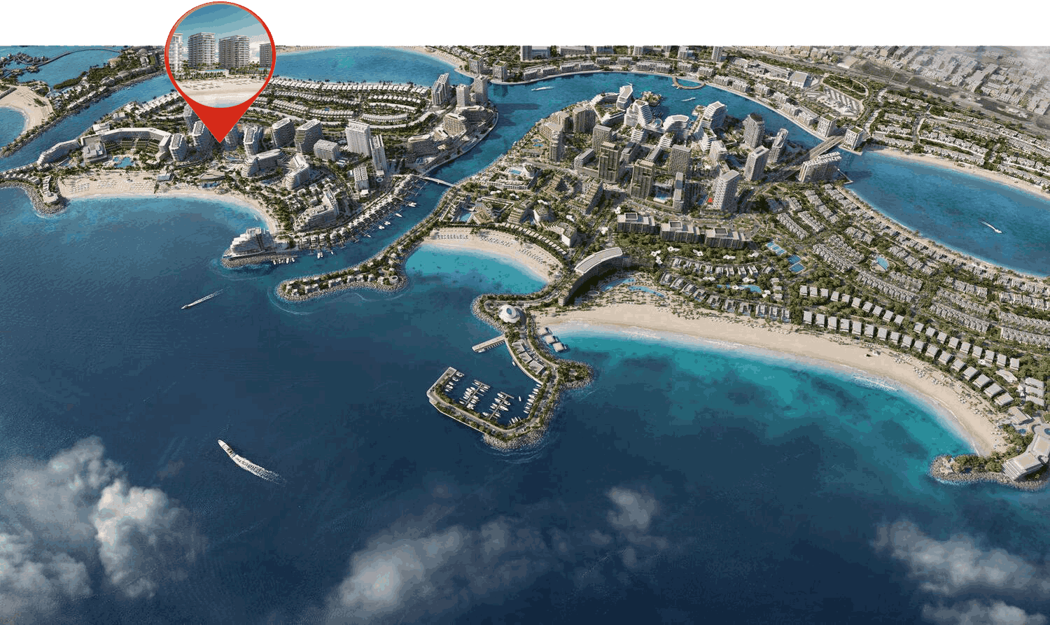 Beach House at Bay Residences by RAK Properties, image 7 of 7. Render supplied by developer.