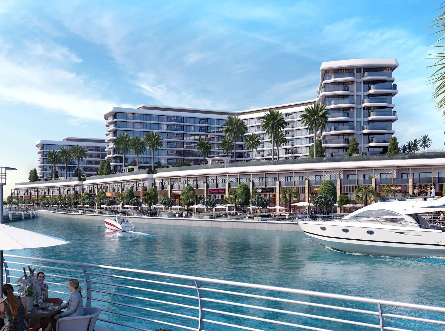 Yachtside Marina Residences by Sobha, image 4 of 8. Render supplied by developer.