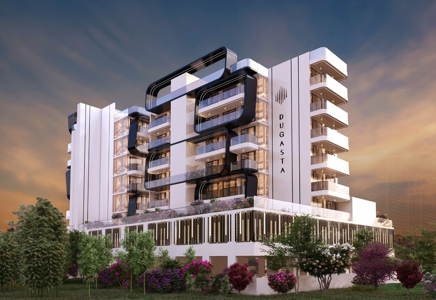 Moonsa Residences 2 by Dugasta, image 1 of 3. Render supplied by developer.