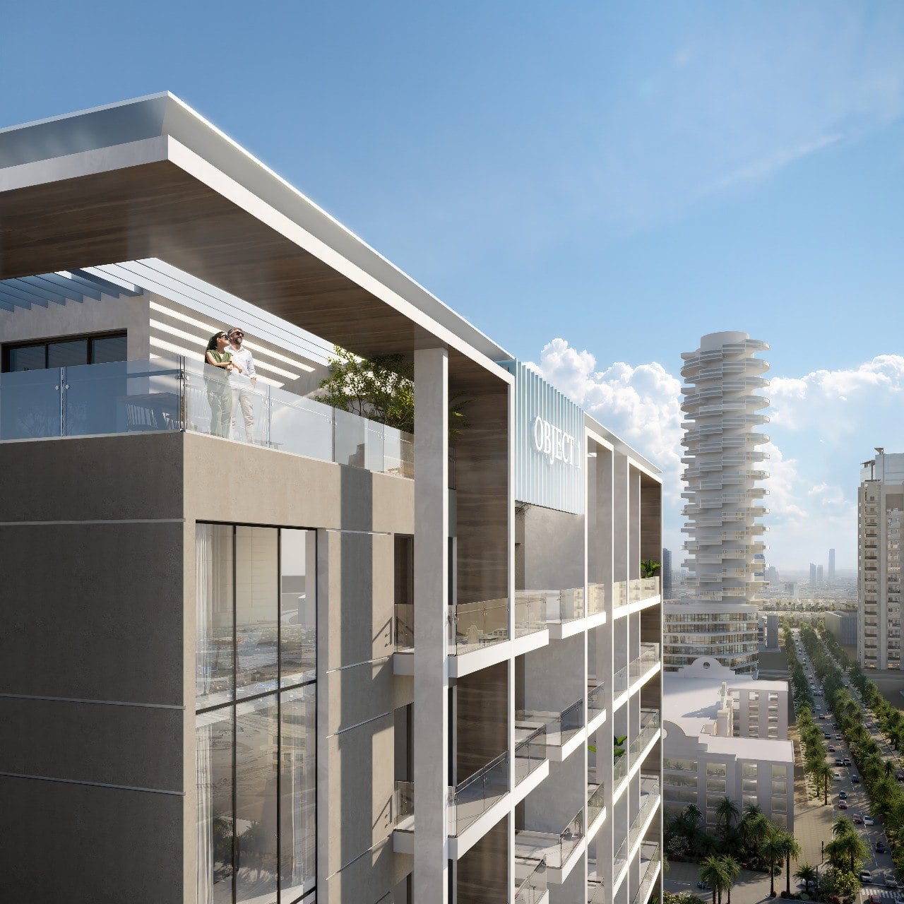 1WOOD Residence 2 by Object One, image 1 of 10. Render supplied by developer.