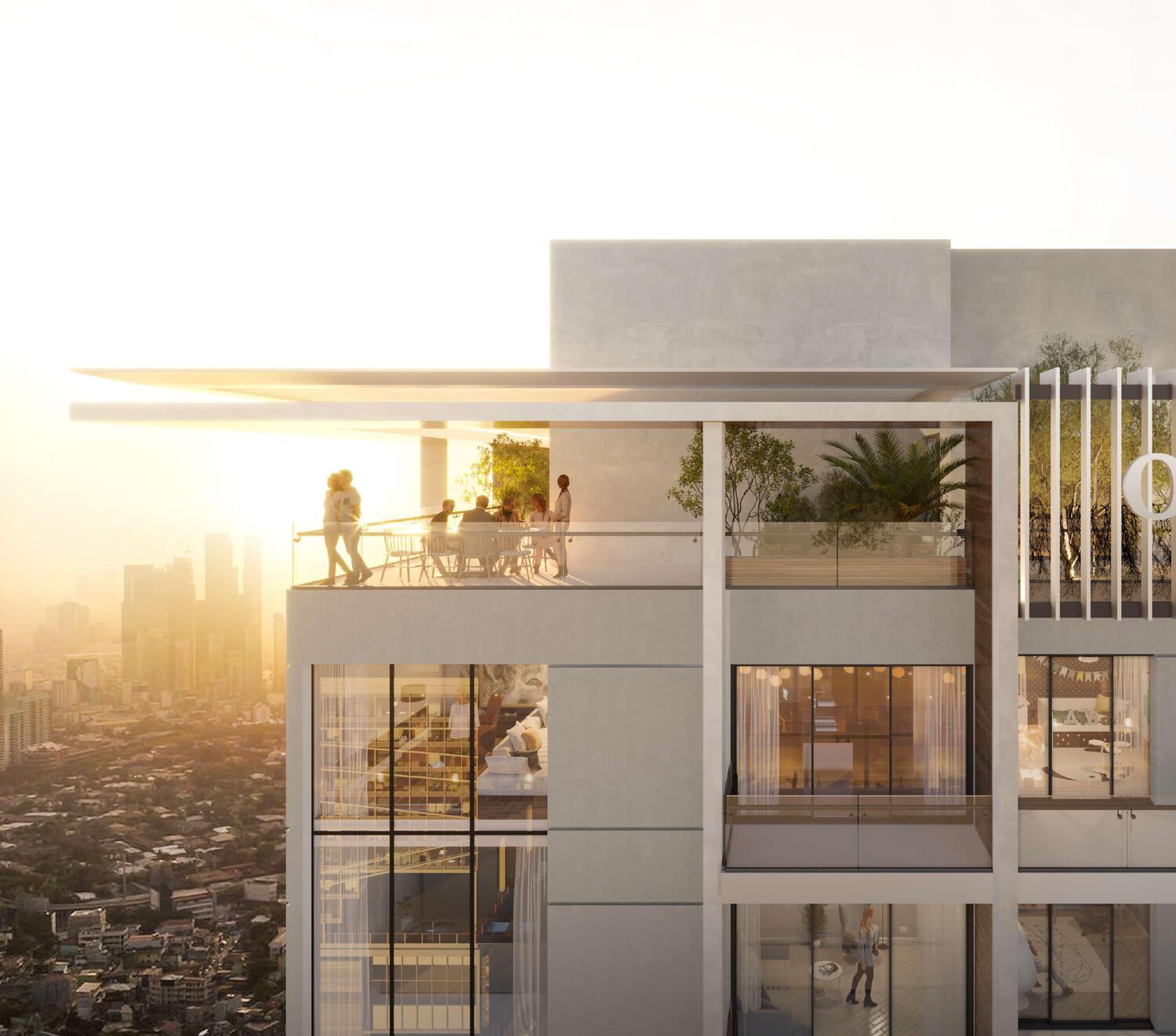 1WOOD Residence 2 by Object One, image 2 of 10. Render supplied by developer.