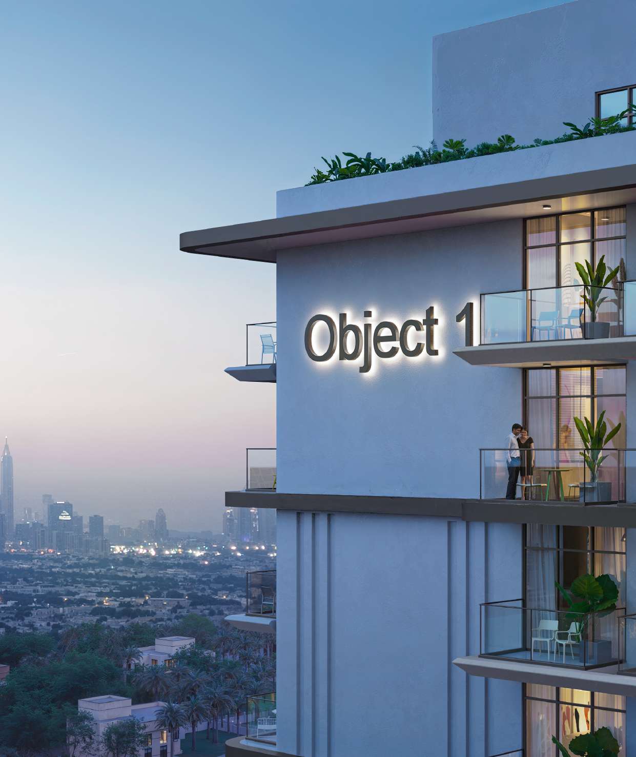 1WOOD Residence 2 by Object One, image 3 of 10. Render supplied by developer.