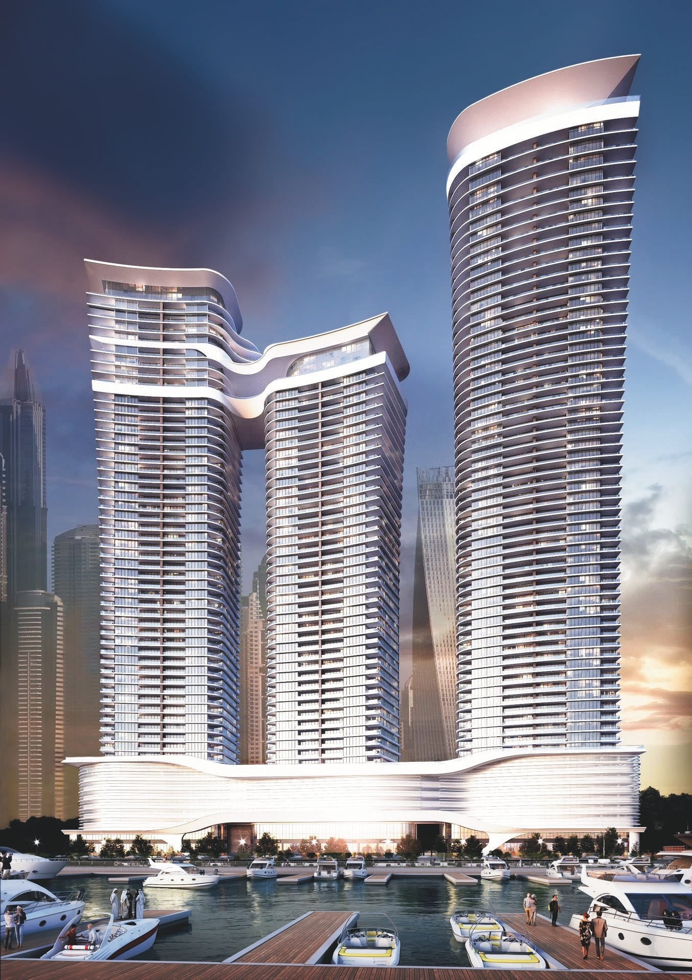 Sobha Seahaven, image 1 of 5. Render supplied by developer.