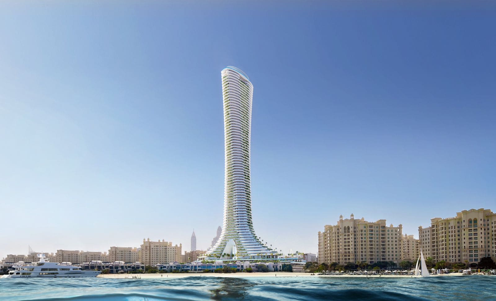 Como Residences by Nakheel, image 1 of 16. Render supplied by developer.
