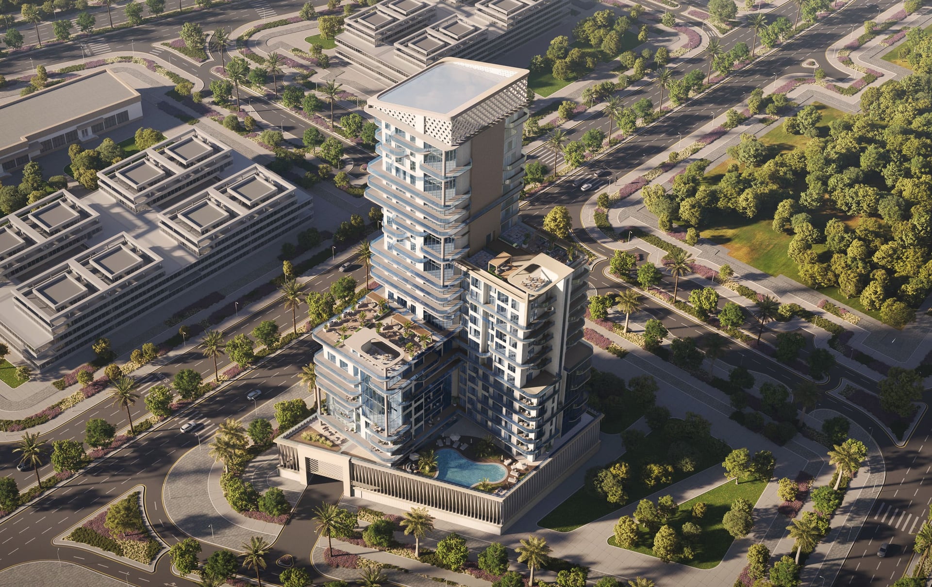 Radiant Garden Towers by Radiant, image 1 of 9. Render supplied by developer.