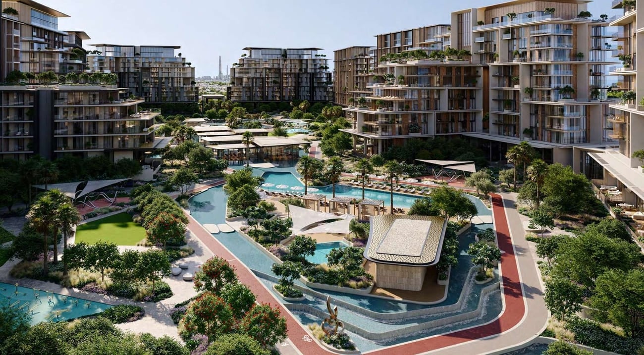City Walk Crestlane by Meraas, image 1 of 46. Render supplied by developer.