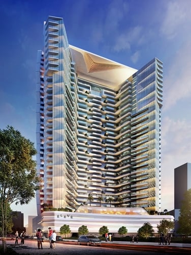 Eleve by Deyaar Development, image 1 of 11. Render supplied by developer.