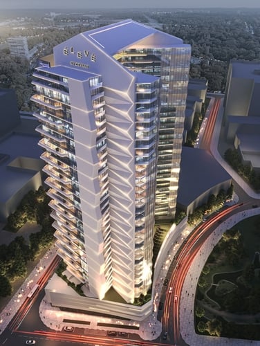 Eleve by Deyaar Development, image 3 of 11. Render supplied by developer.