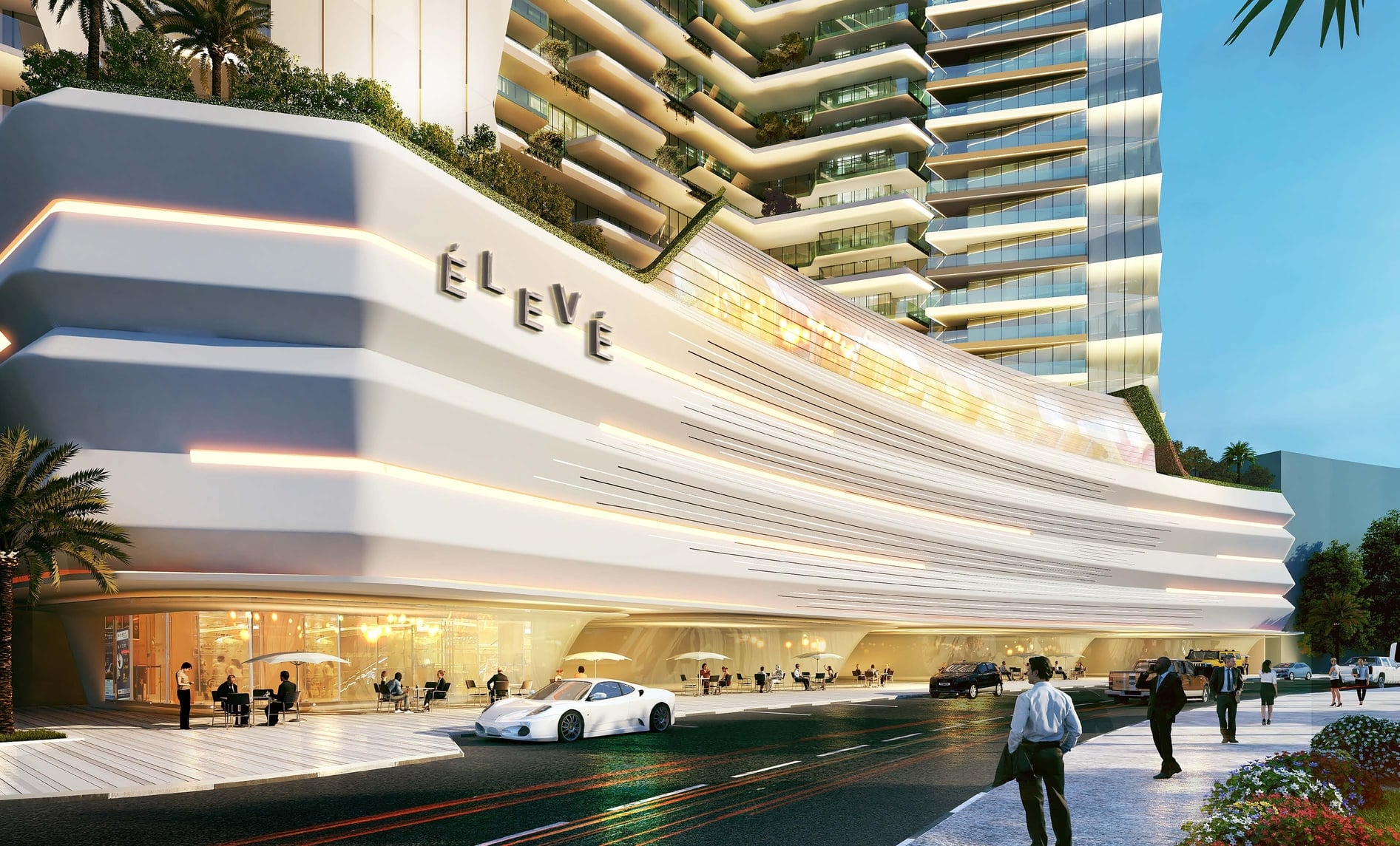 Eleve by Deyaar Development, Downtown Jebel Ali. Render supplied by developer.
