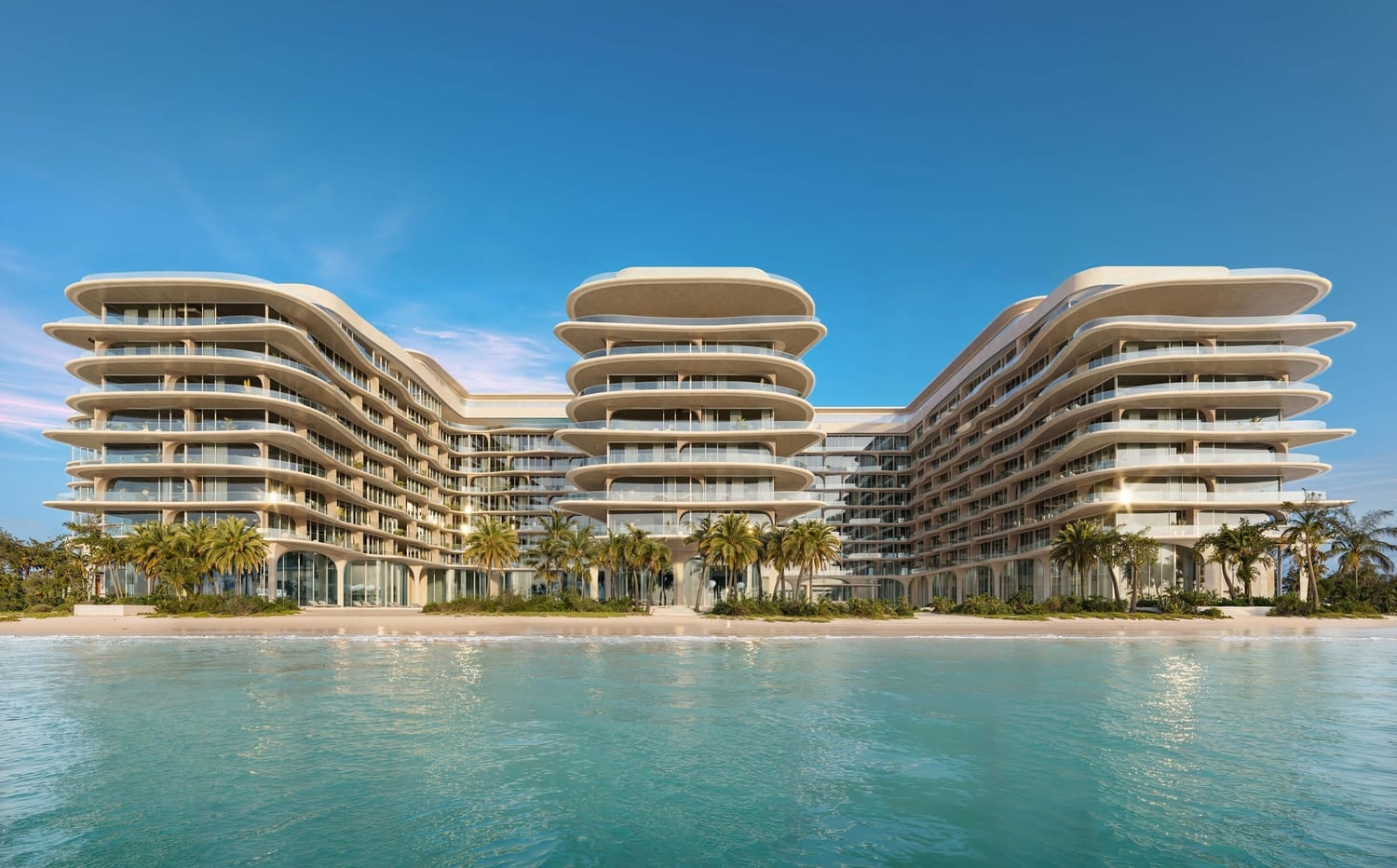 AYA Beachfront Residences by Deyaar Development, image 2 of 8. Render supplied by developer.