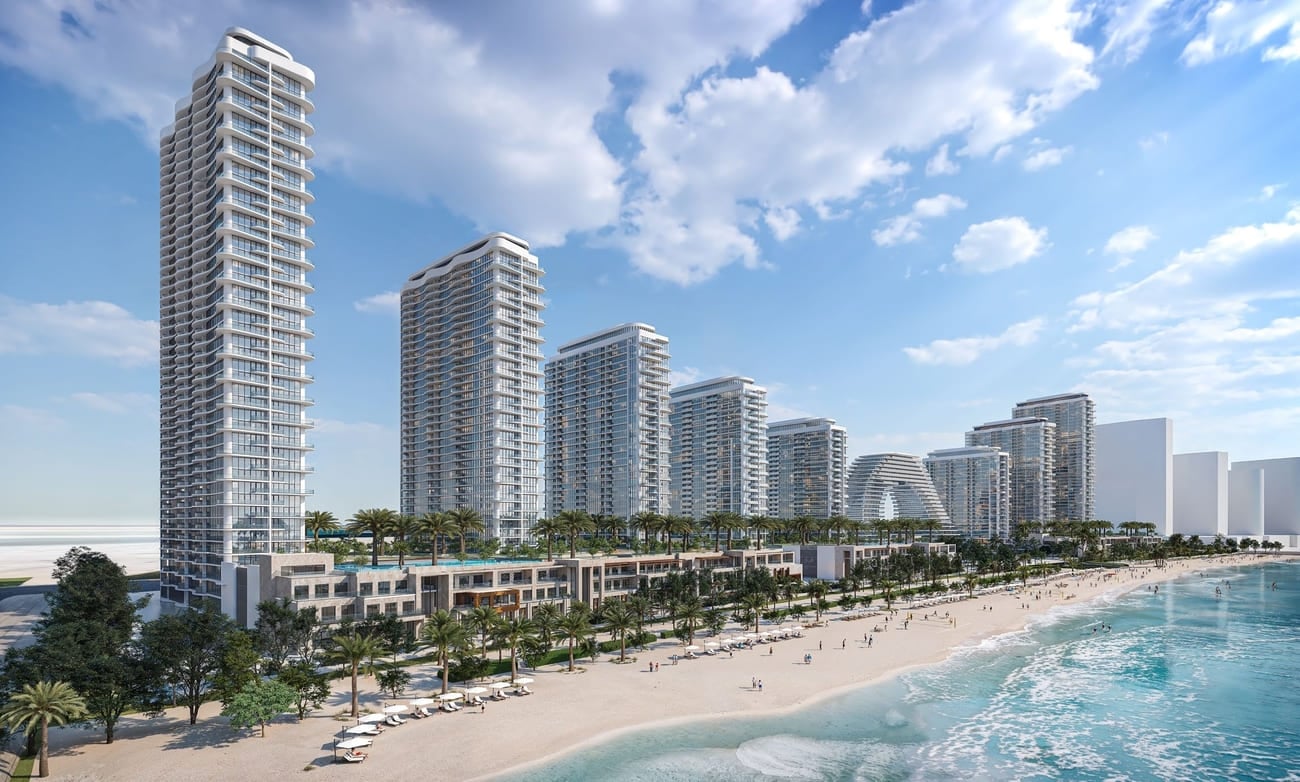 Sobha Aquamont by Sobha, Downtown Umm Al Quwain. Render supplied by developer.