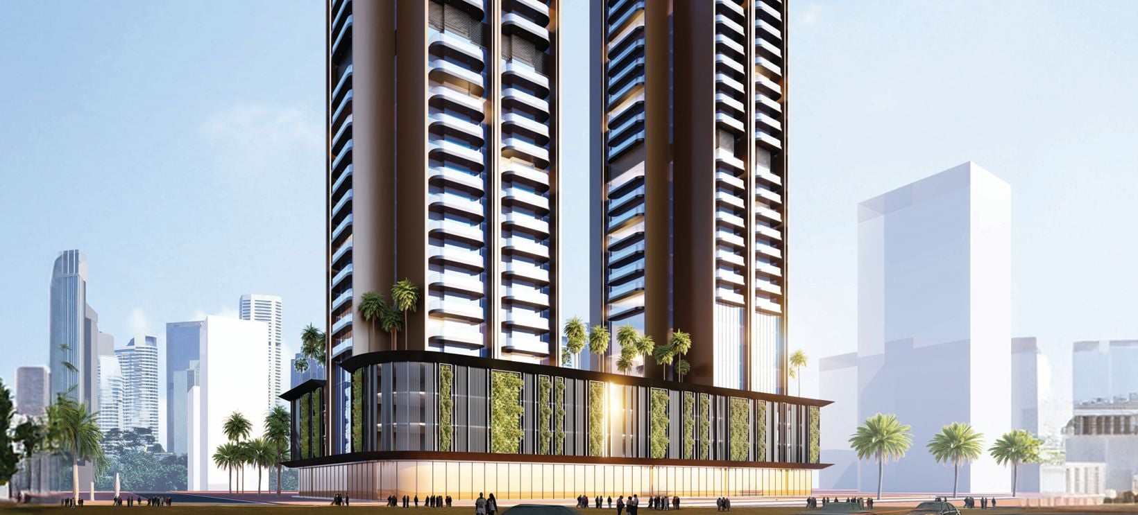 Guzel Towers by Tiger, image 2 of 11. Render supplied by developer.