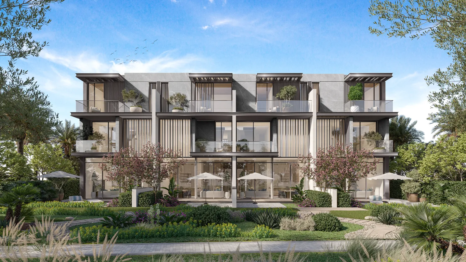 Nad Al Sheba Gardens Phase 11 by Meraas, image 4 of 24. Render supplied by developer.