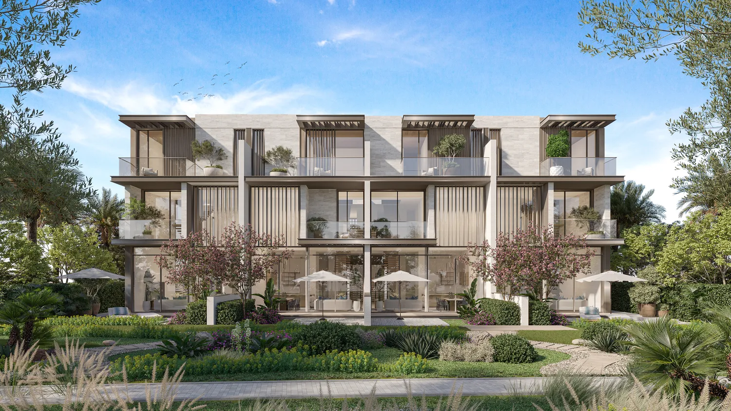 Nad Al Sheba Gardens Phase 11 by Meraas, image 5 of 24. Render supplied by developer.